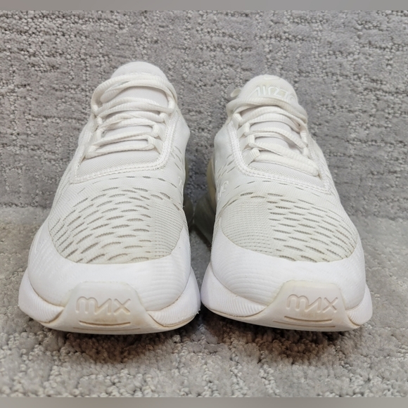 NIKE Air Max 270 GS Youth Size 5Y Women's 6.5 White Athletic Running Sneakers. - Picture 13 of 13